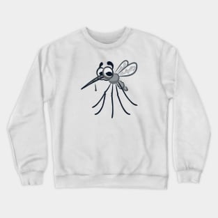 Cute Mosquito Drawing Crewneck Sweatshirt